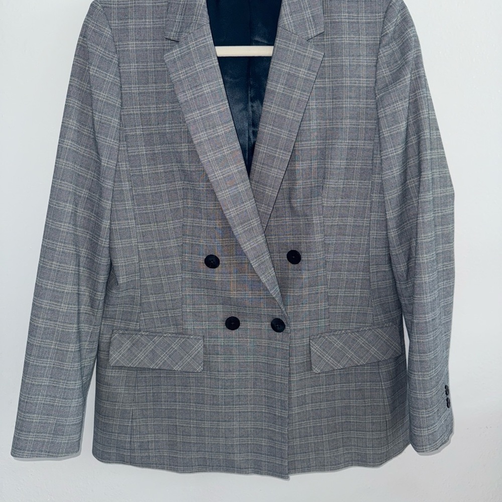 Women’s esprit Gray Plaid Blazer